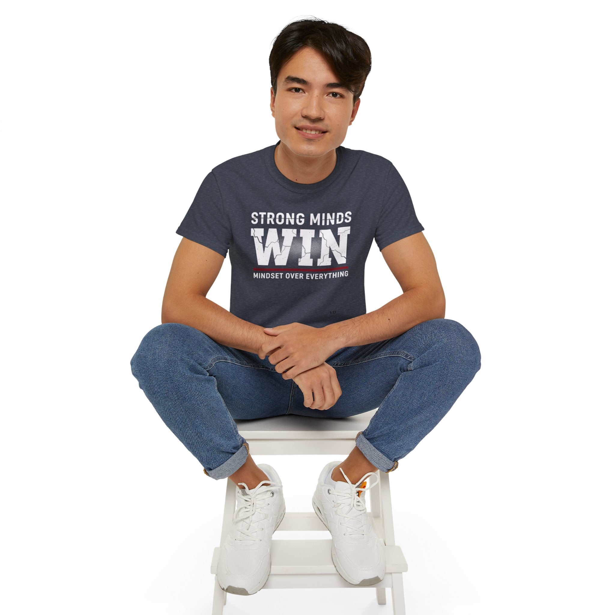 Strong Minds Win T-Shirt — "Mindset Over Everything" Motivational Tee
