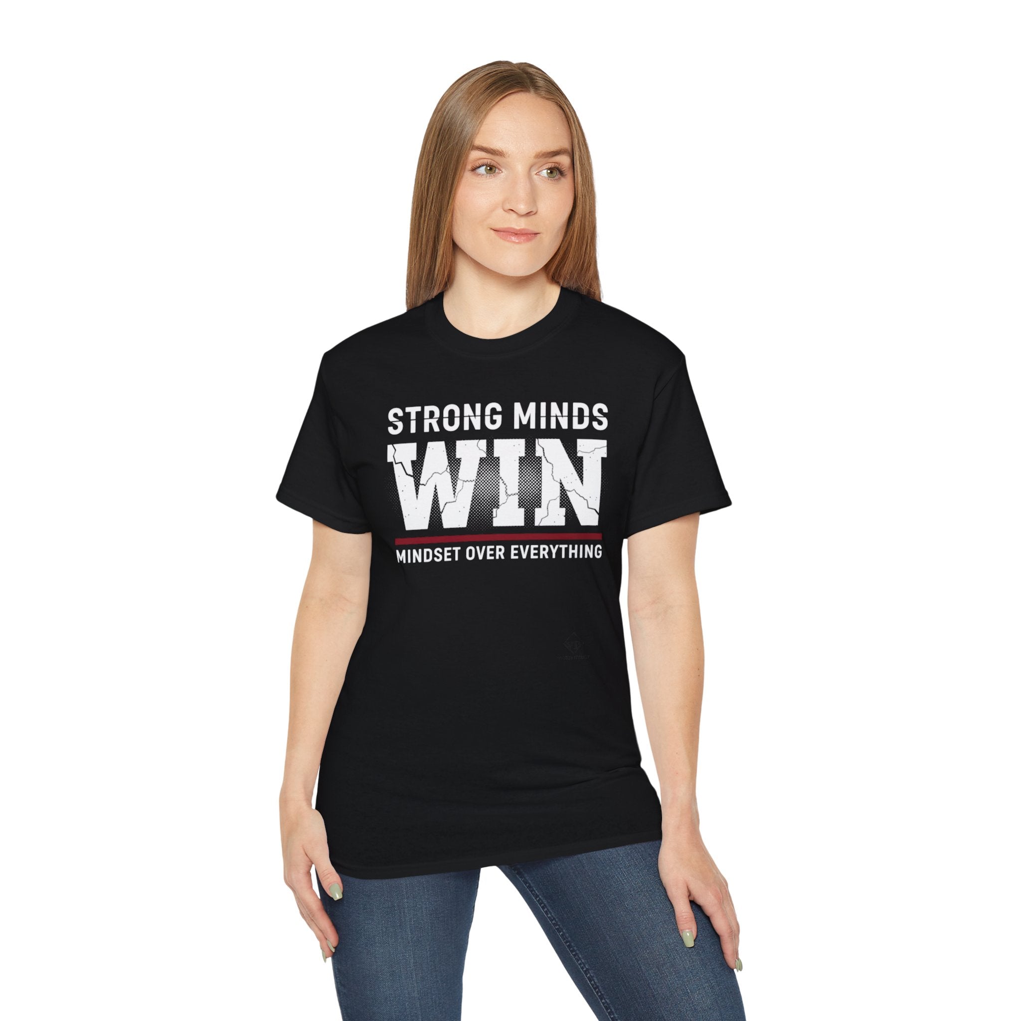 Strong Minds Win T-Shirt — "Mindset Over Everything" Motivational Tee