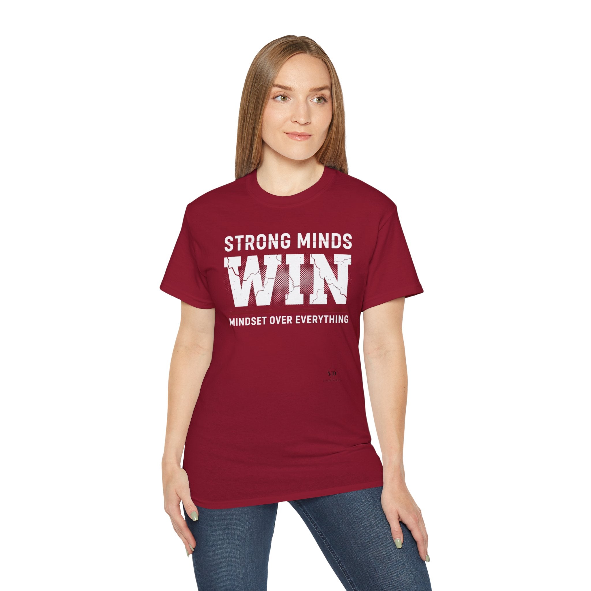 Strong Minds Win T-Shirt — "Mindset Over Everything" Motivational Tee