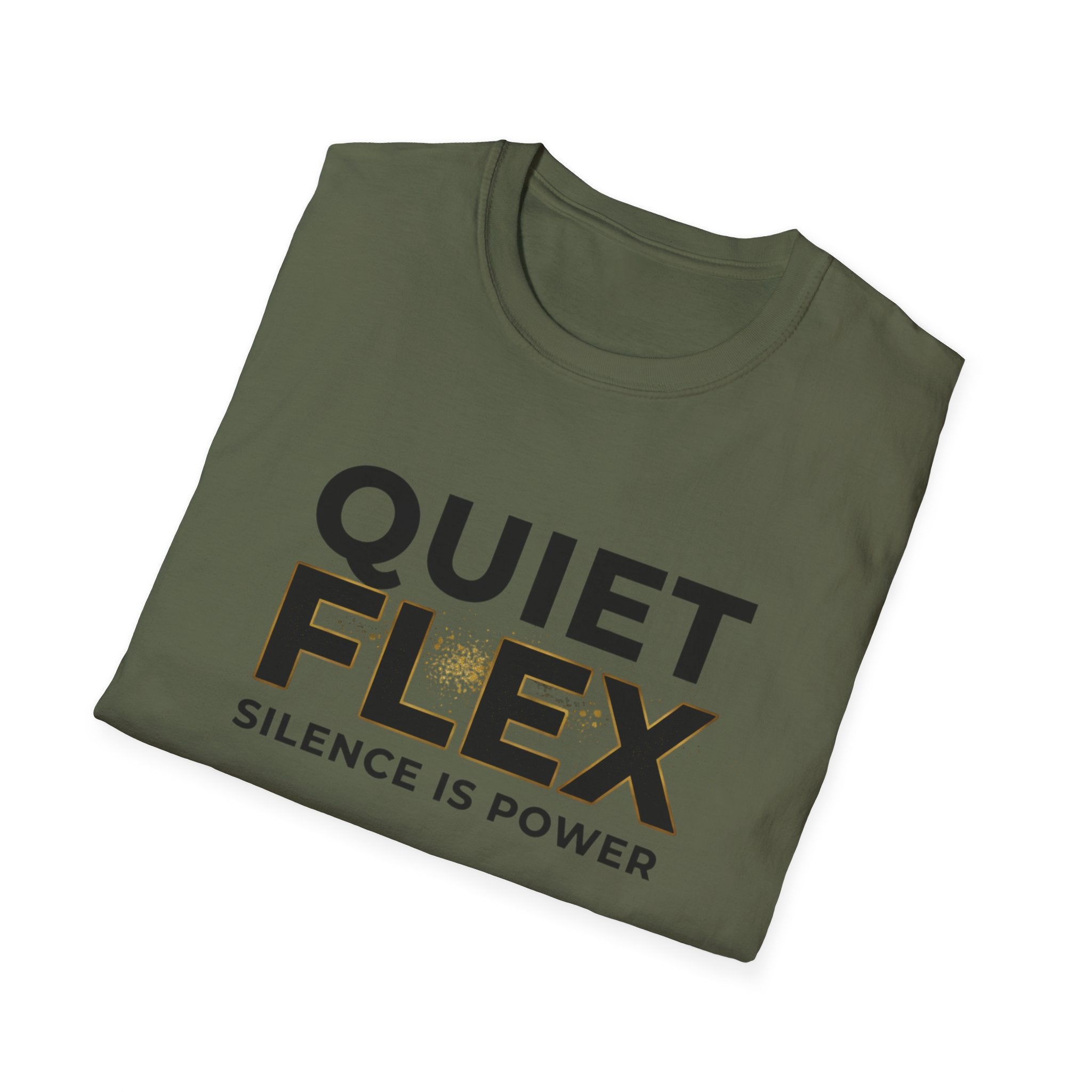 Quiet Flex T‑Shirt – 'Silence Is Power' Minimal Graphic Tee