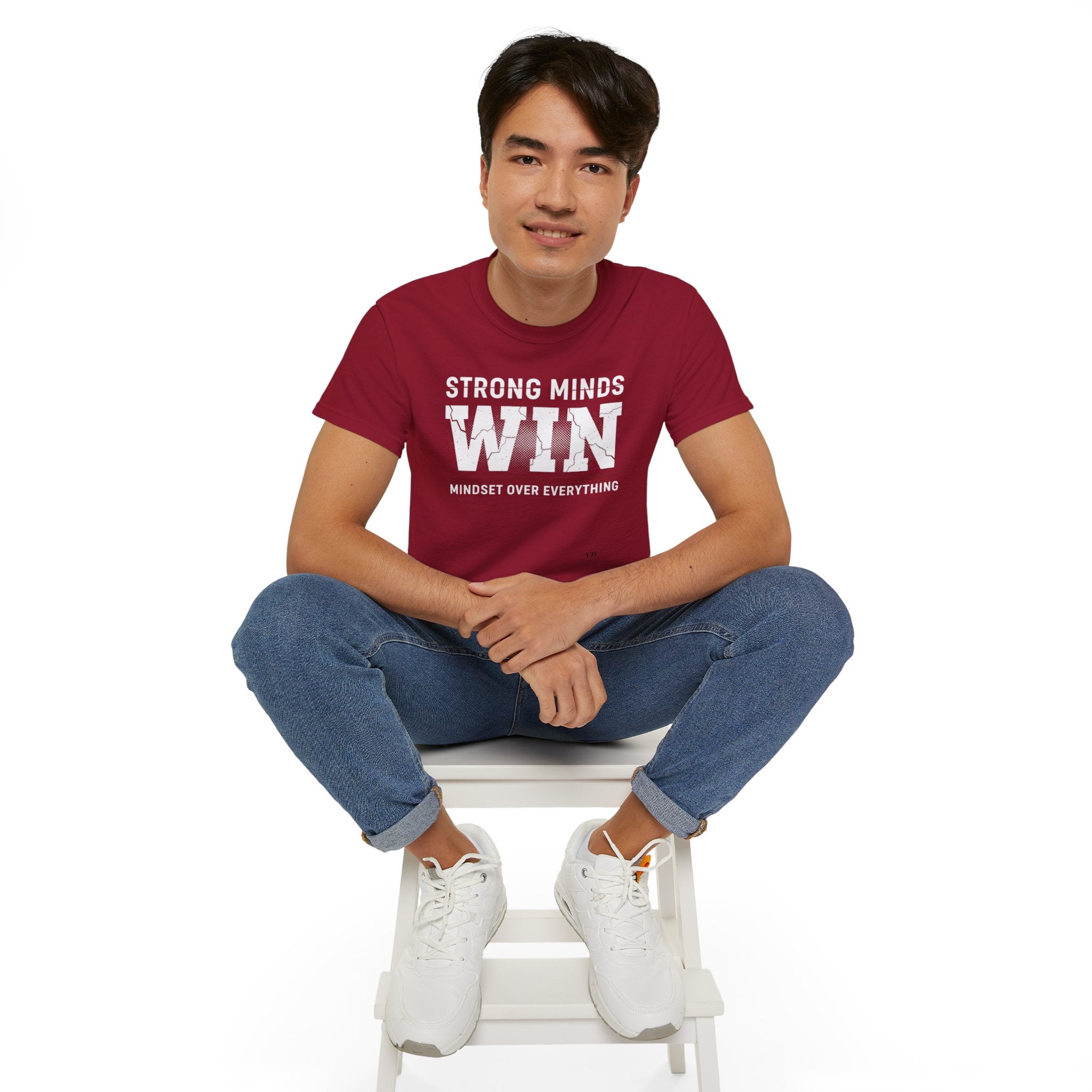 Strong Minds Win T-Shirt — "Mindset Over Everything" Motivational Tee