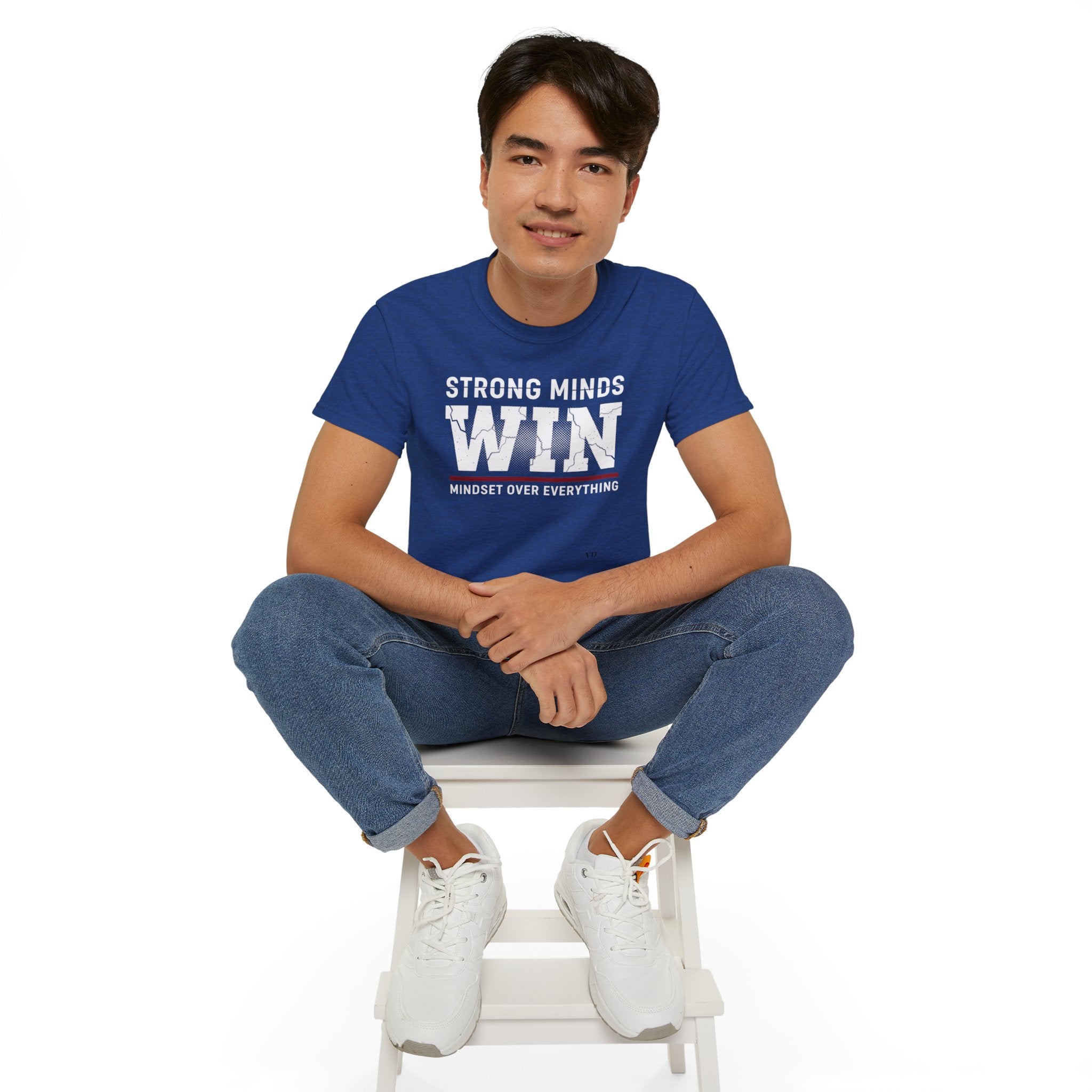 Strong Minds Win T-Shirt — "Mindset Over Everything" Motivational Tee