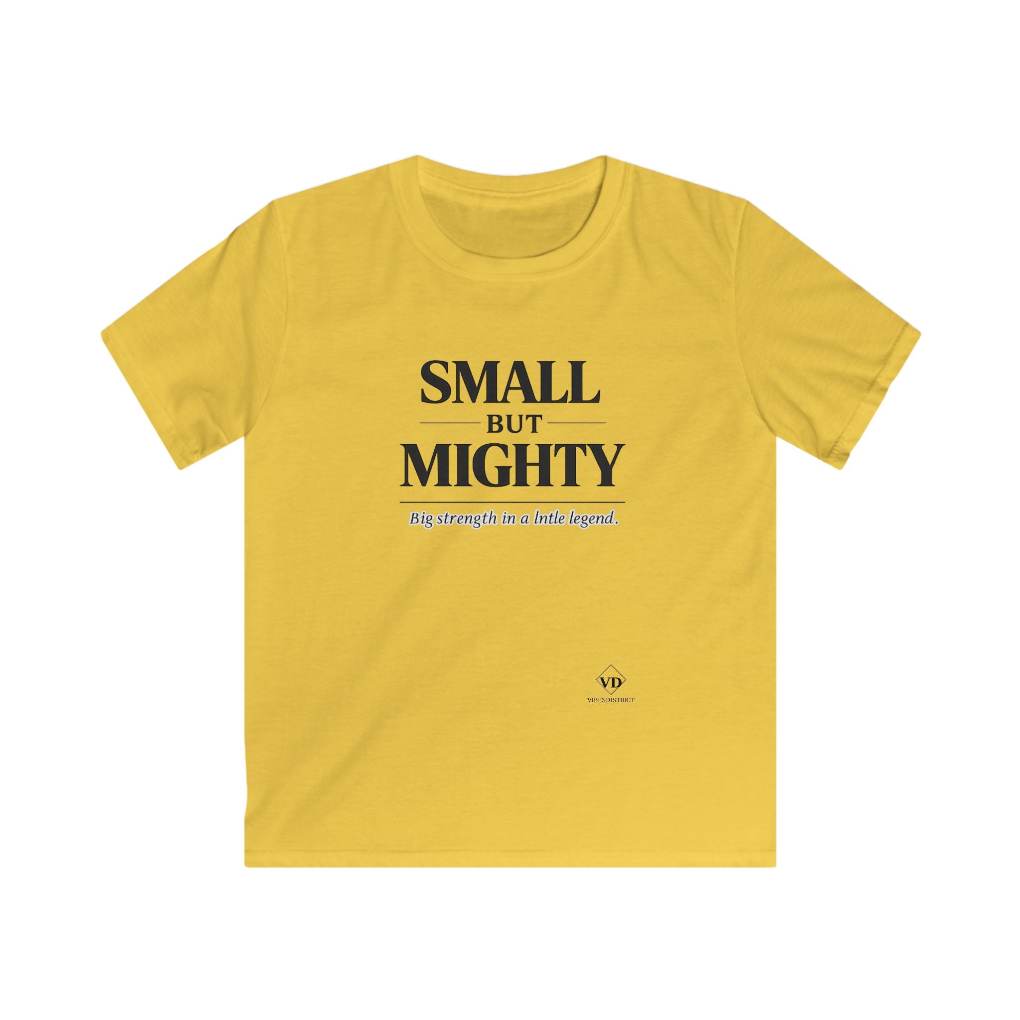 Kids Tee - "Small But Mighty" Motivational Children's T-Shirt