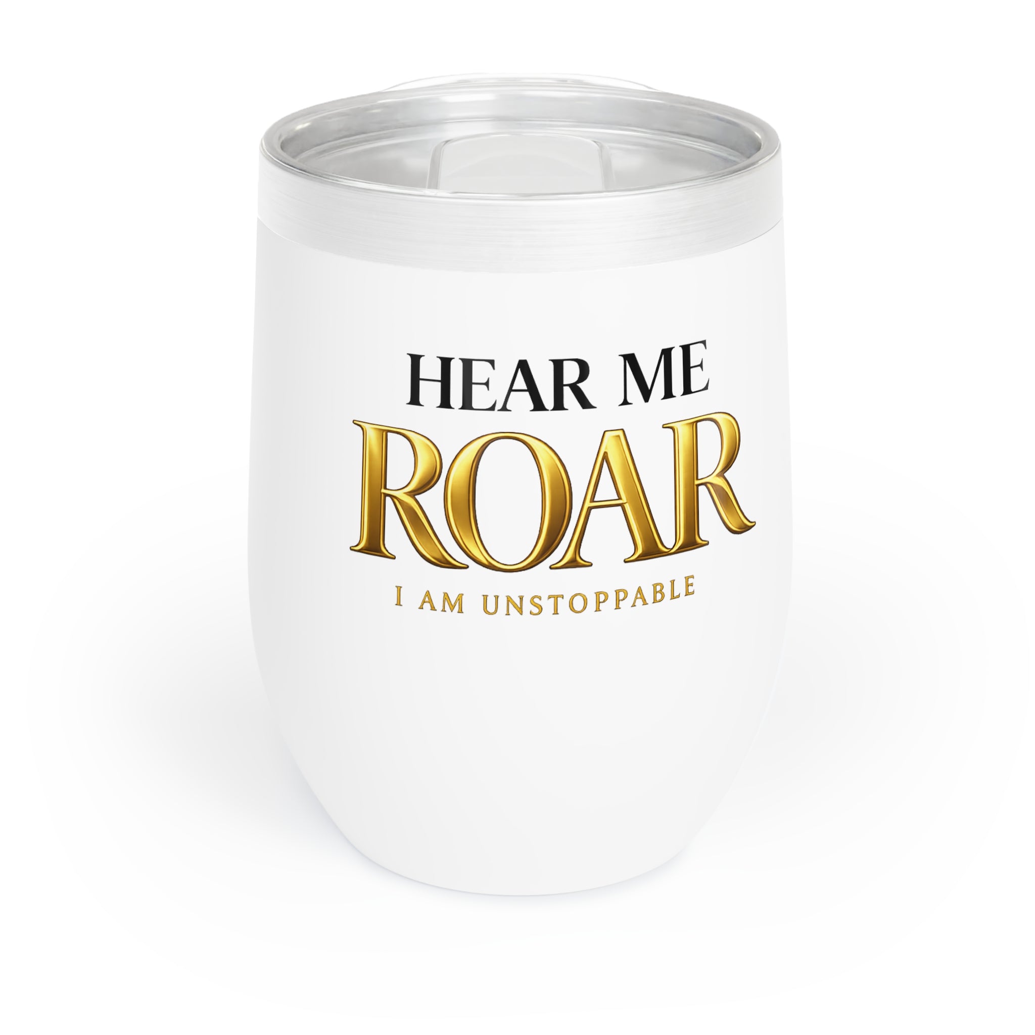 Chill Wine Tumbler — Insulated Wine Tumbler with "Chill" Design