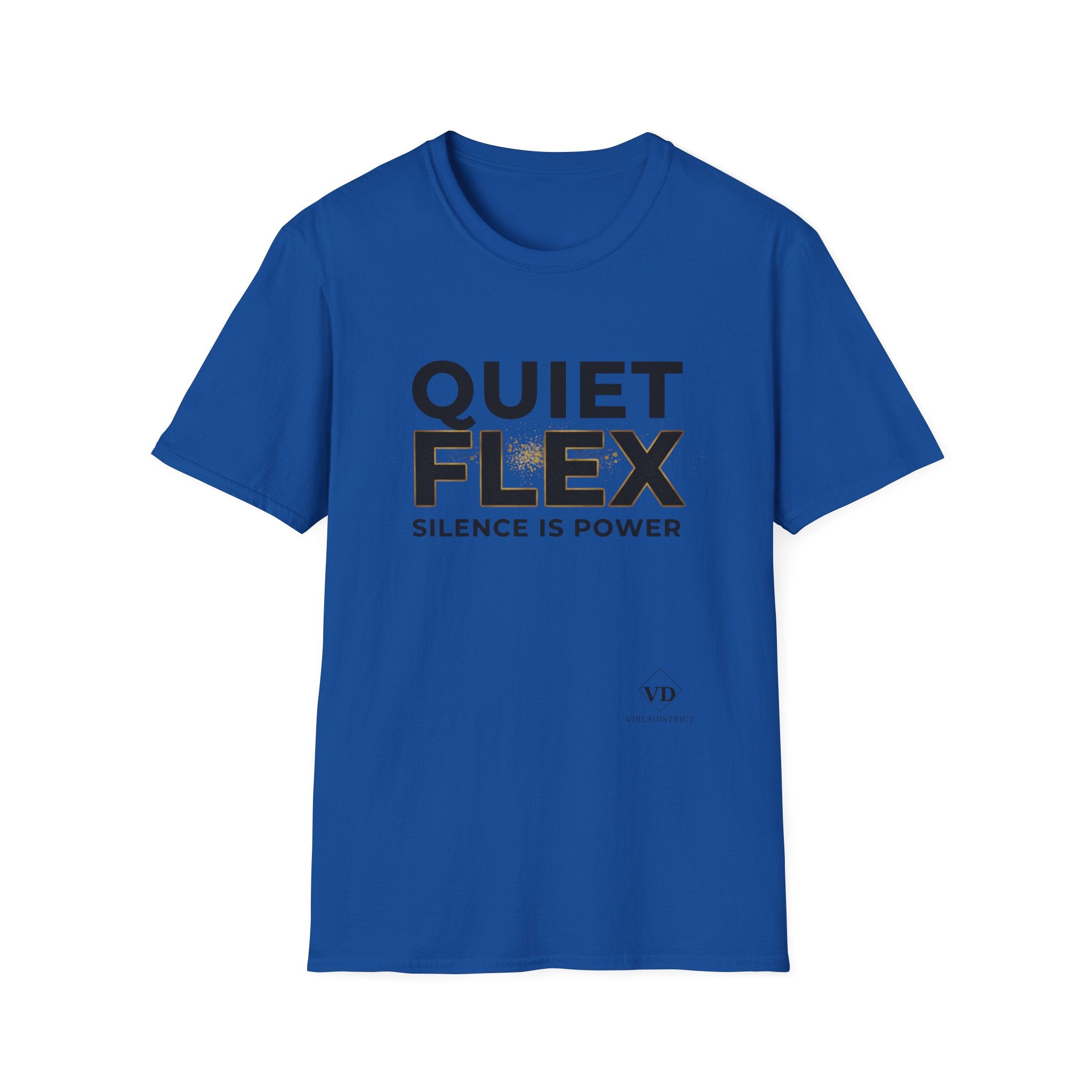 Quiet Flex T‑Shirt – 'Silence Is Power' Minimal Graphic Tee