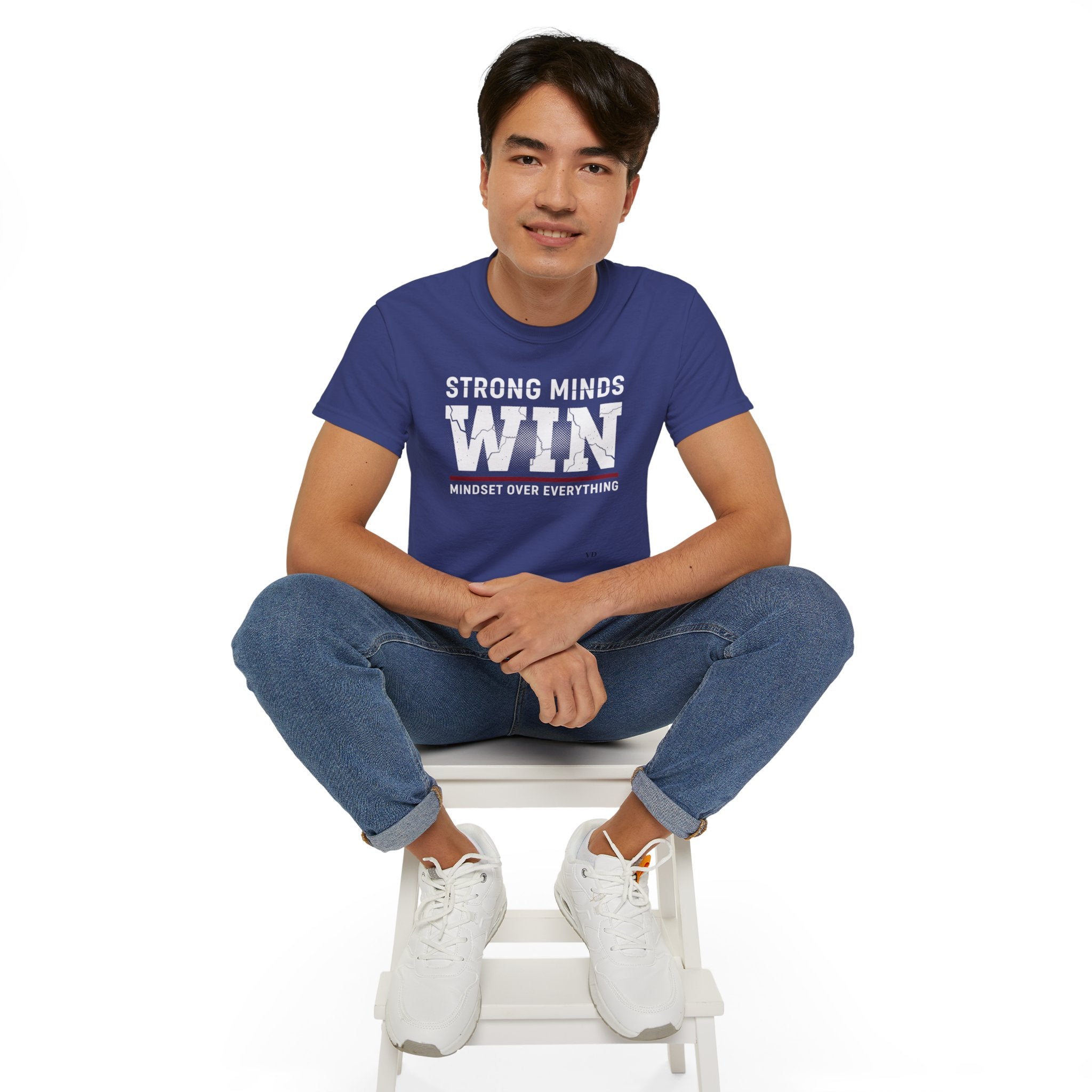 Strong Minds Win T-Shirt — "Mindset Over Everything" Motivational Tee