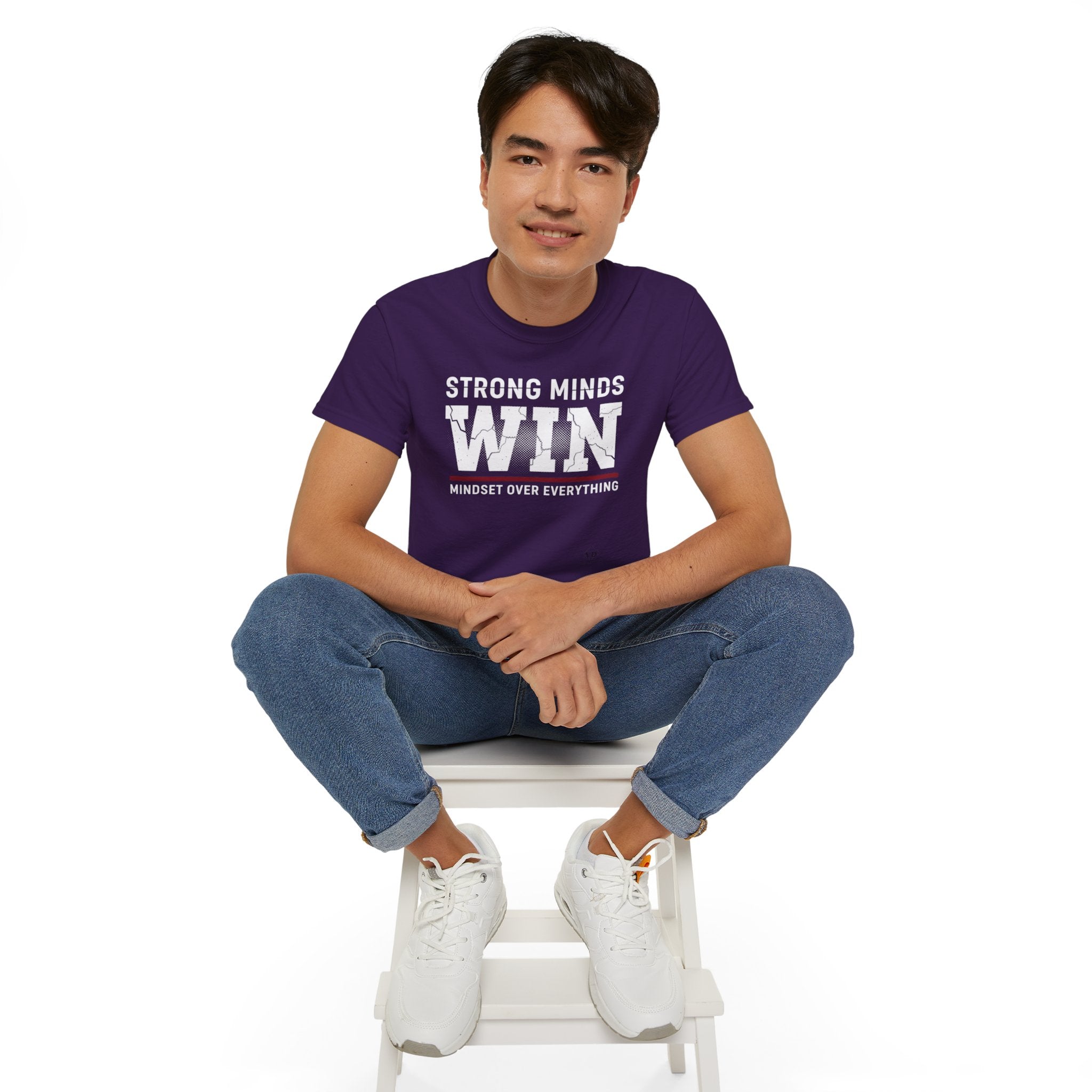 Strong Minds Win T-Shirt — "Mindset Over Everything" Motivational Tee