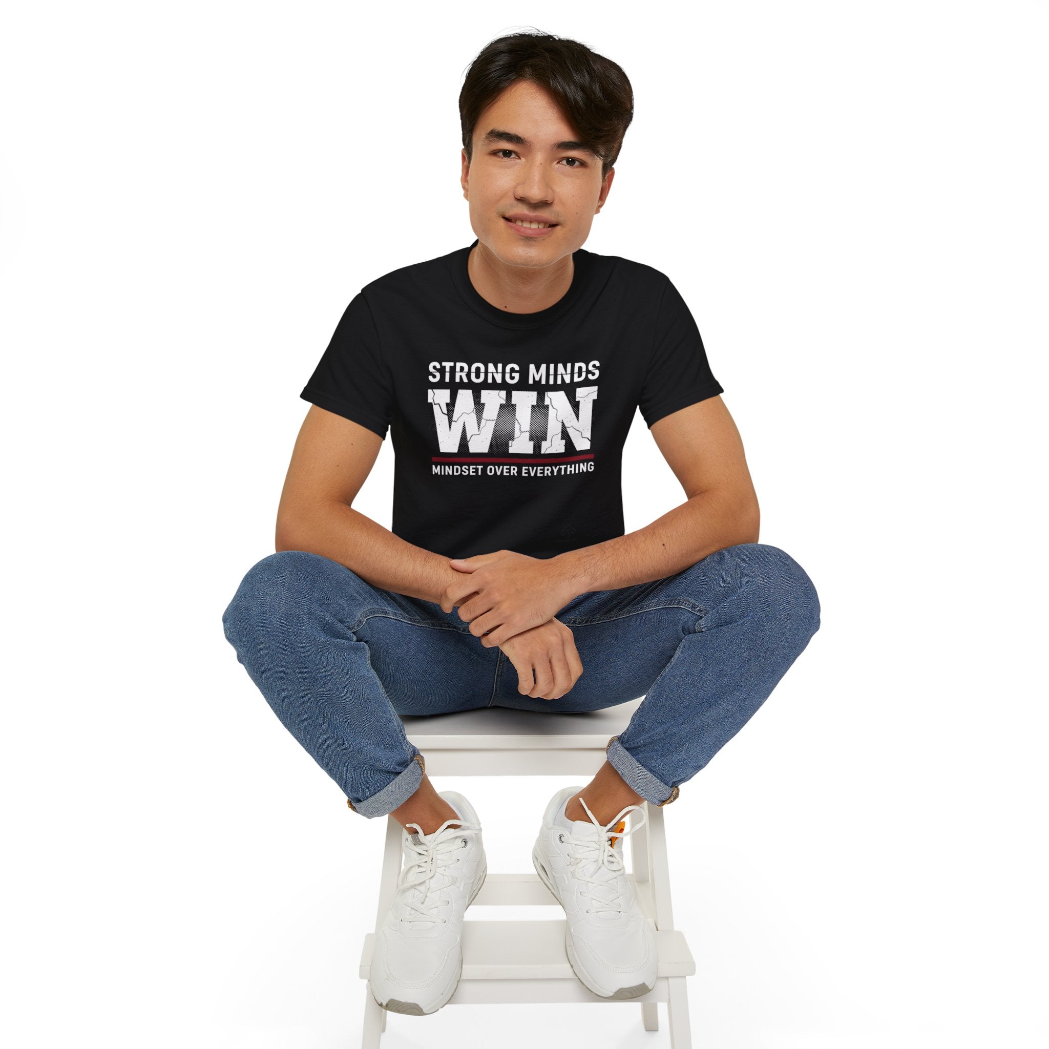 Strong Minds Win T-Shirt — "Mindset Over Everything" Motivational Tee