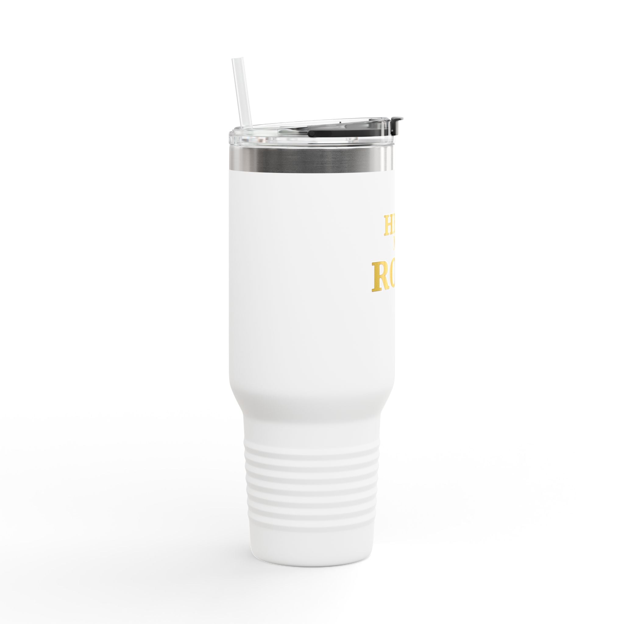 Hear Me Roar 40oz Insulated Travel Mug — Stainless Tumbler