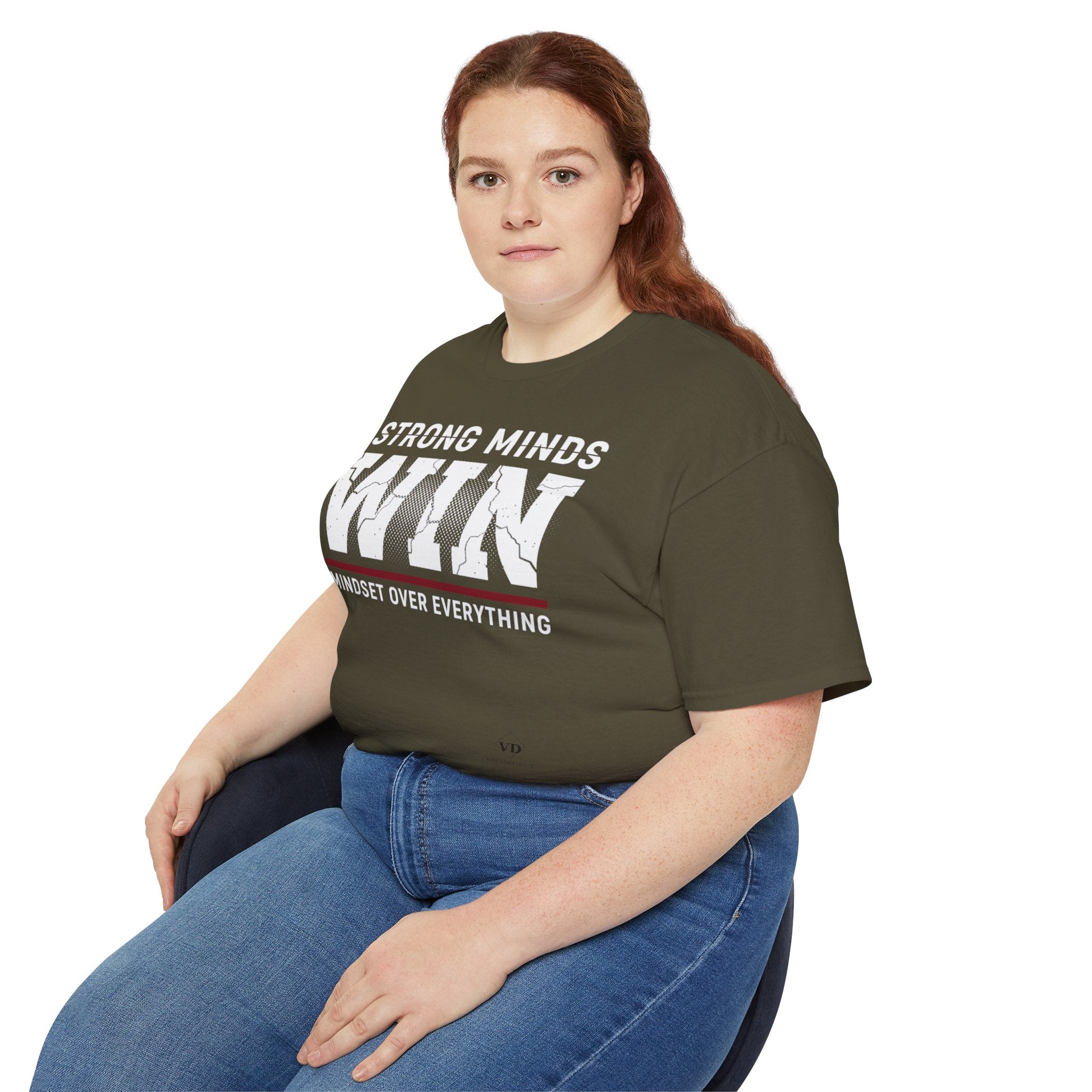 Strong Minds Win T-Shirt — "Mindset Over Everything" Motivational Tee