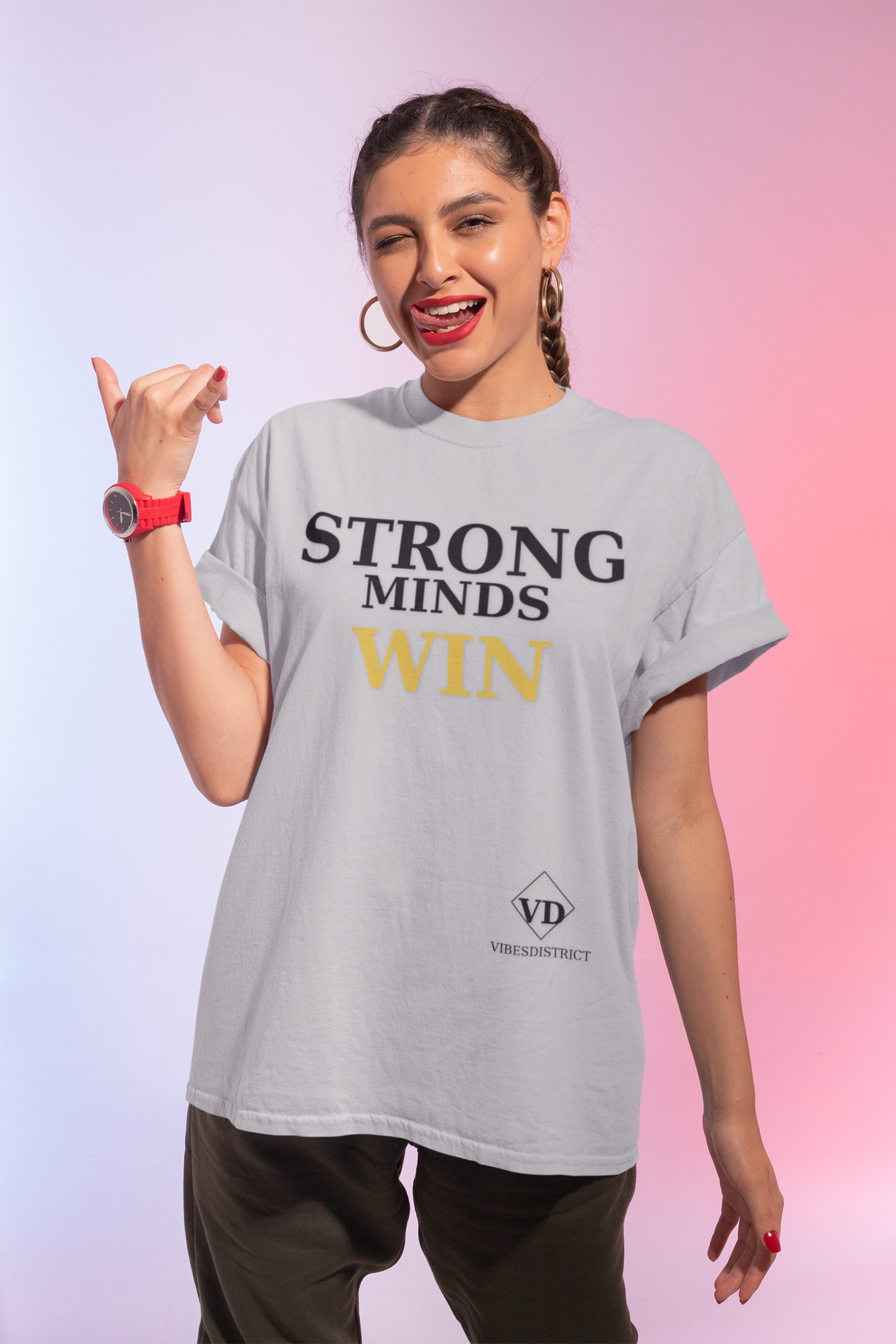 Strong Minds Win Tee — Inspirational Mental Strength T-Shirt