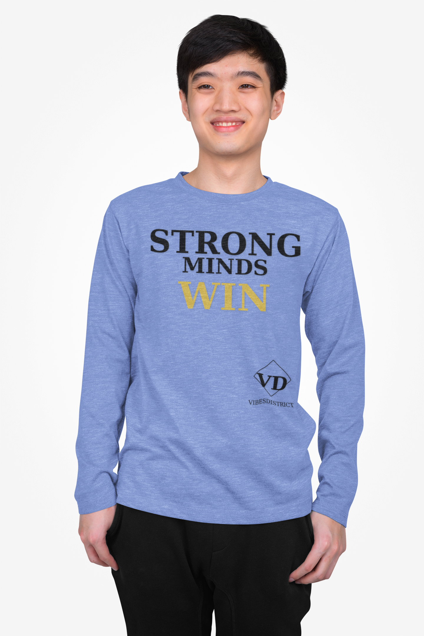 Toddler Tee — "Strong Minds Win" Inspirational Kids Shirt