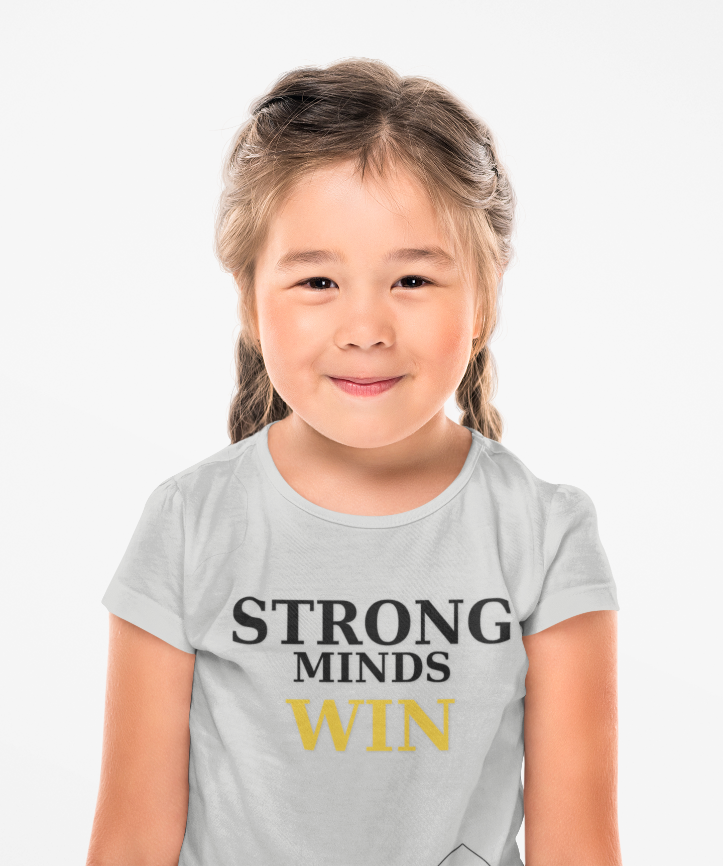 Toddler Tee — "Strong Minds Win" Inspirational Kids Shirt