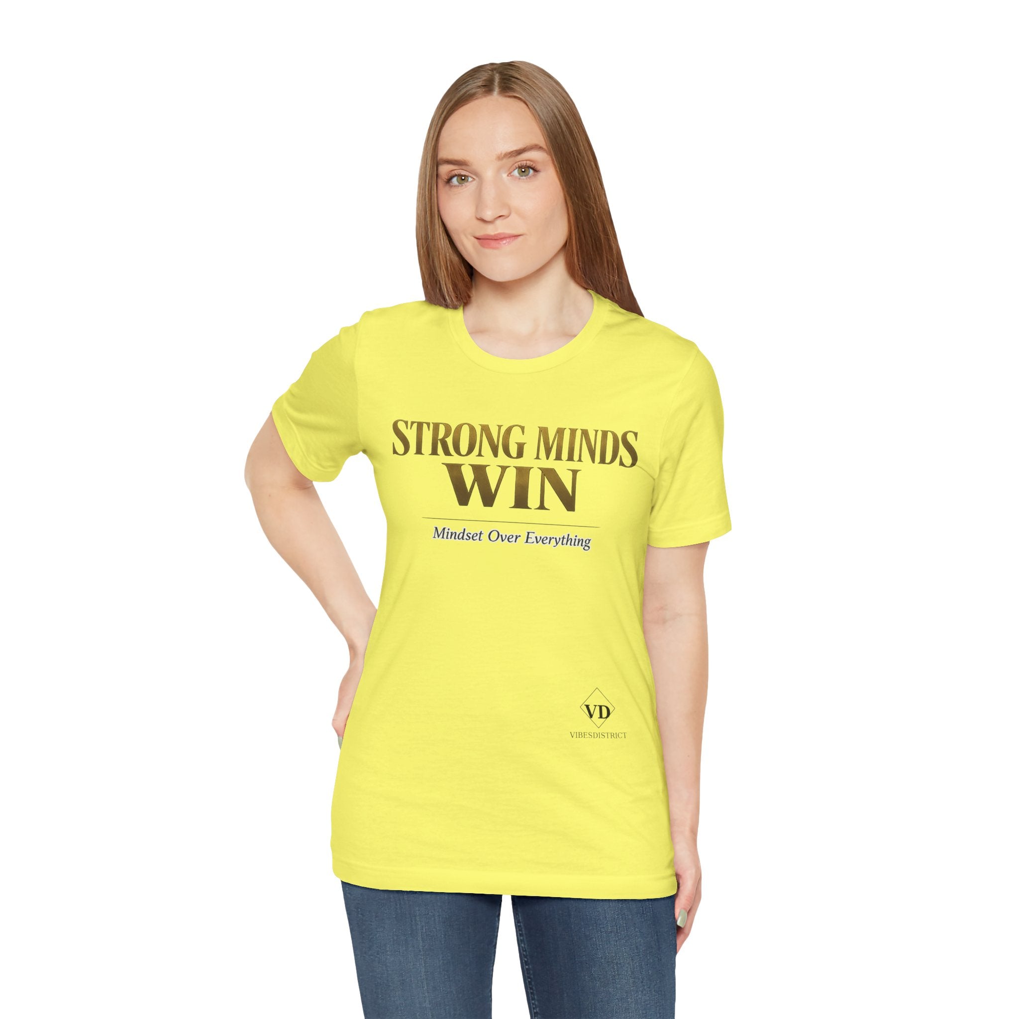 Strong Minds Win Tee — Inspirational Mental Strength T-Shirt