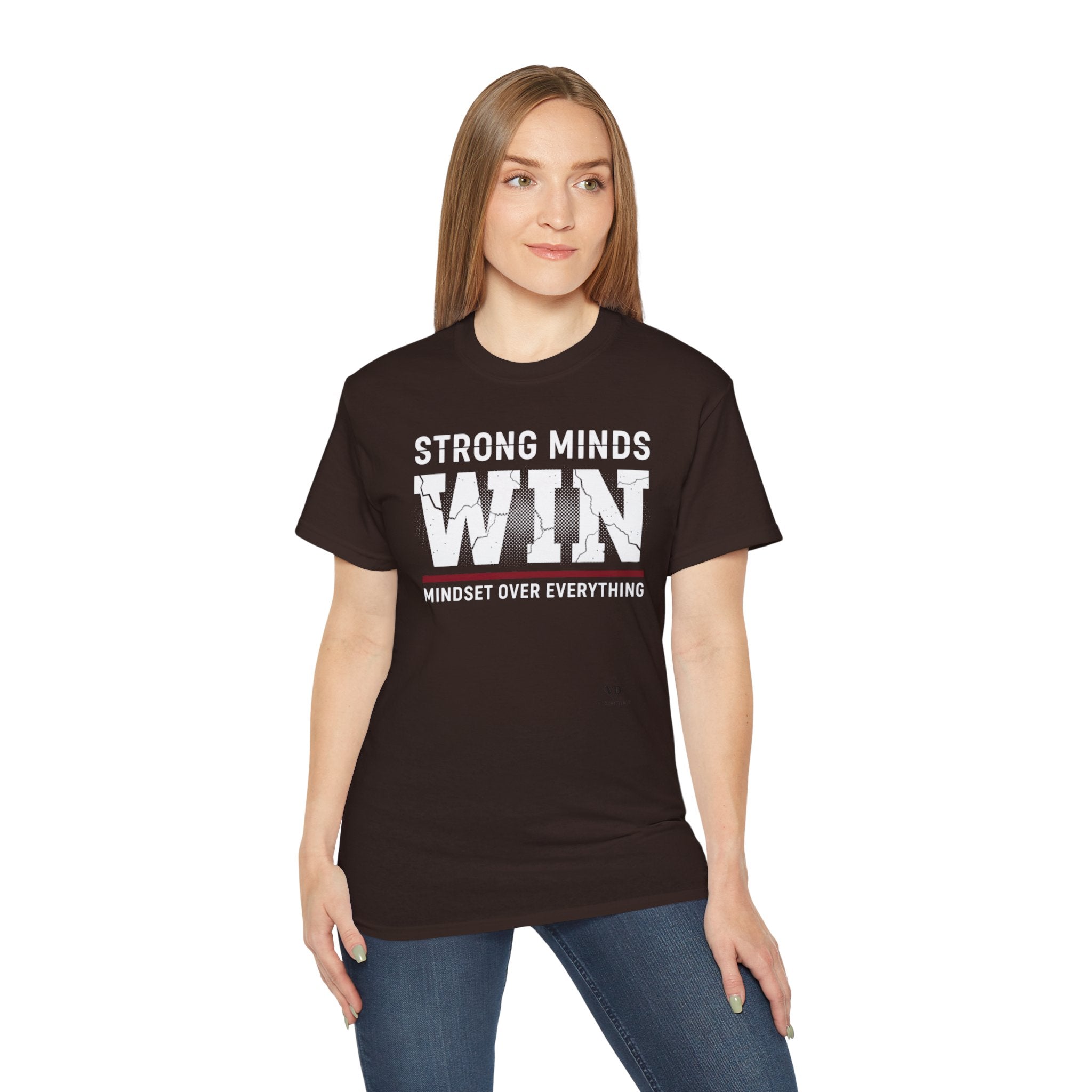 Strong Minds Win T-Shirt — "Mindset Over Everything" Motivational Tee