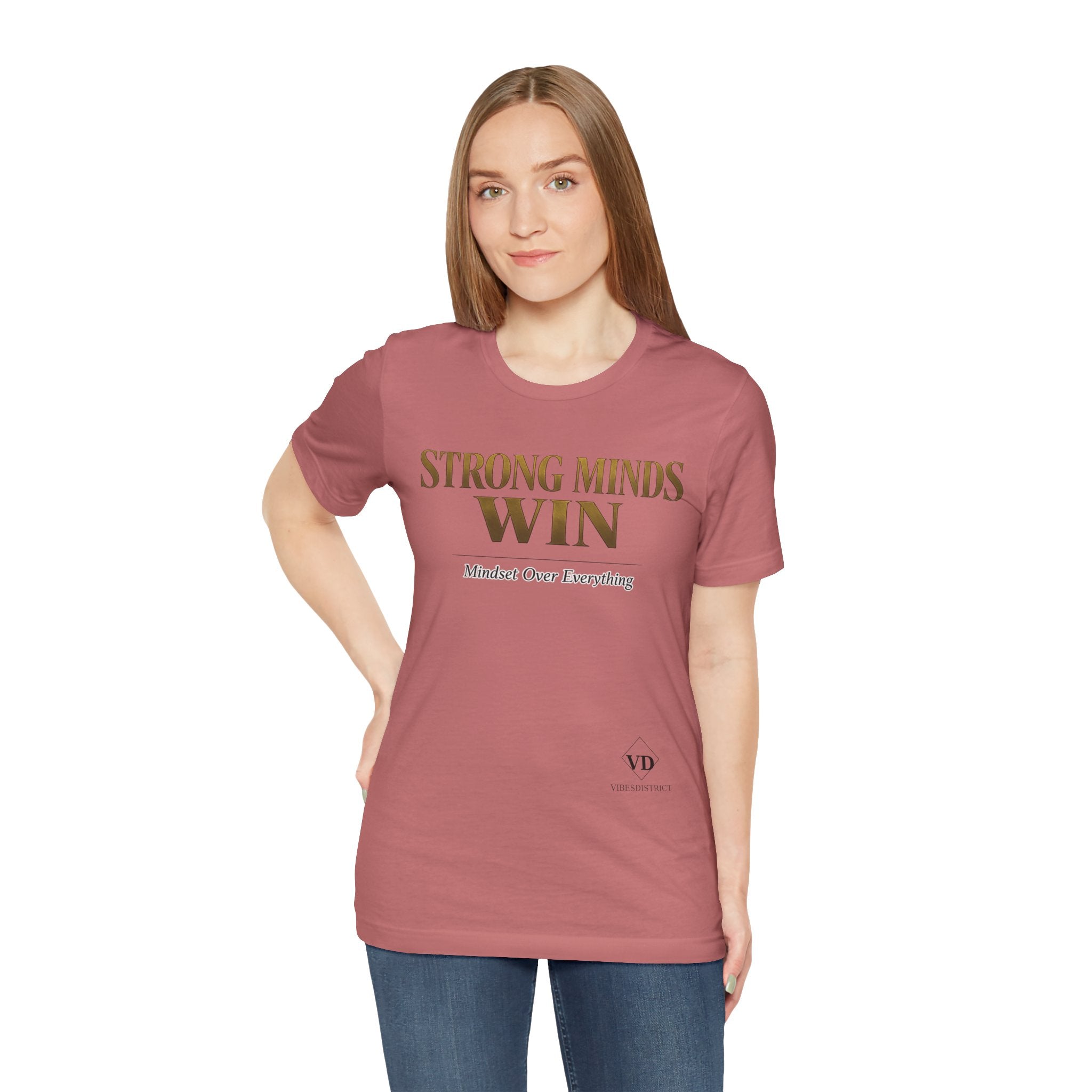 Strong Minds Win Tee — Inspirational Mental Strength T-Shirt
