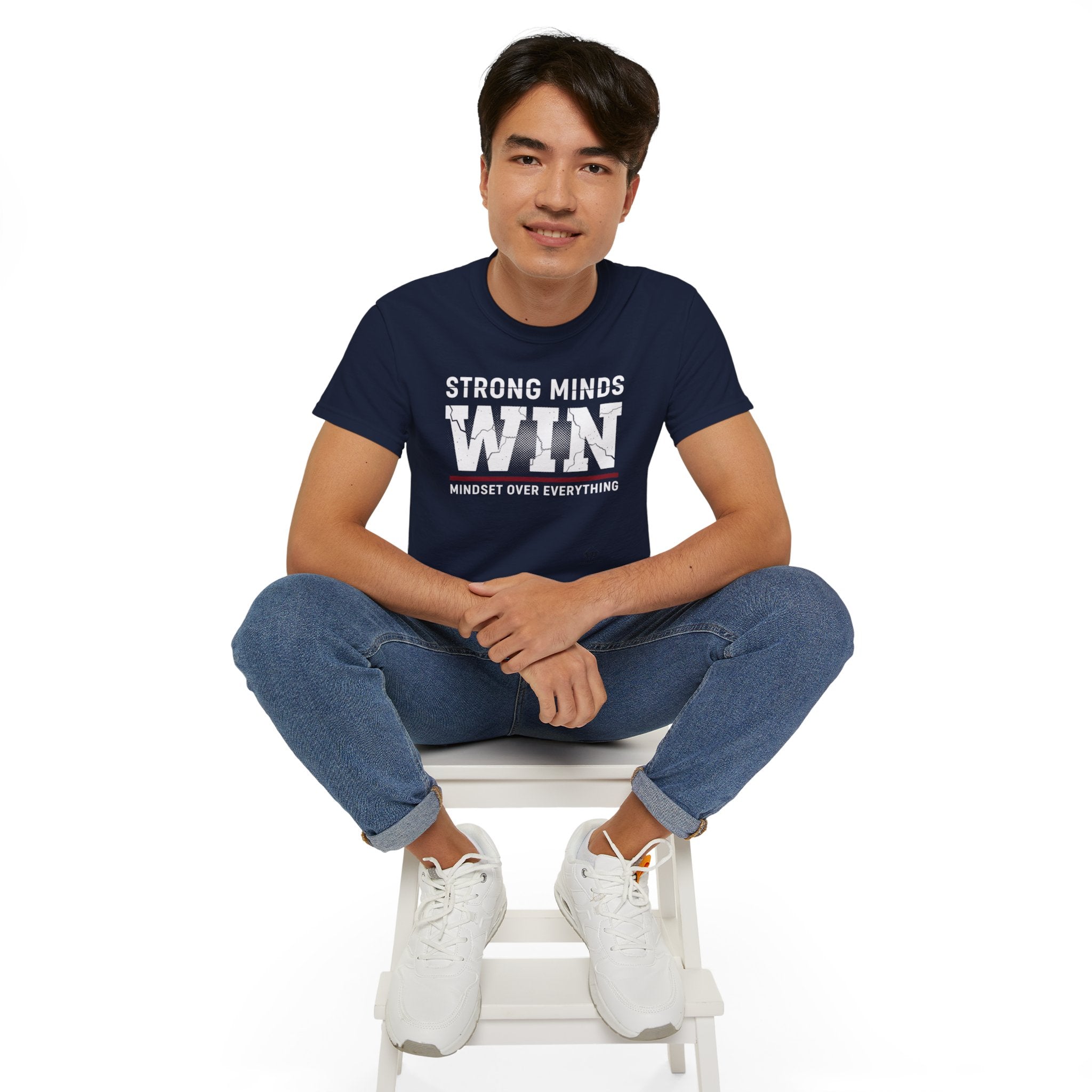 Strong Minds Win T-Shirt — "Mindset Over Everything" Motivational Tee