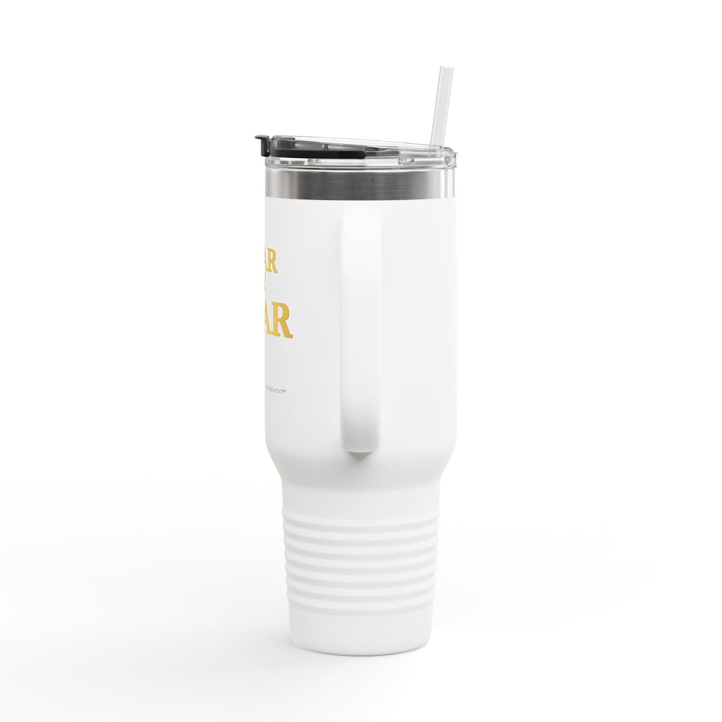 Hear Me Roar 40oz Insulated Travel Mug — Stainless Tumbler