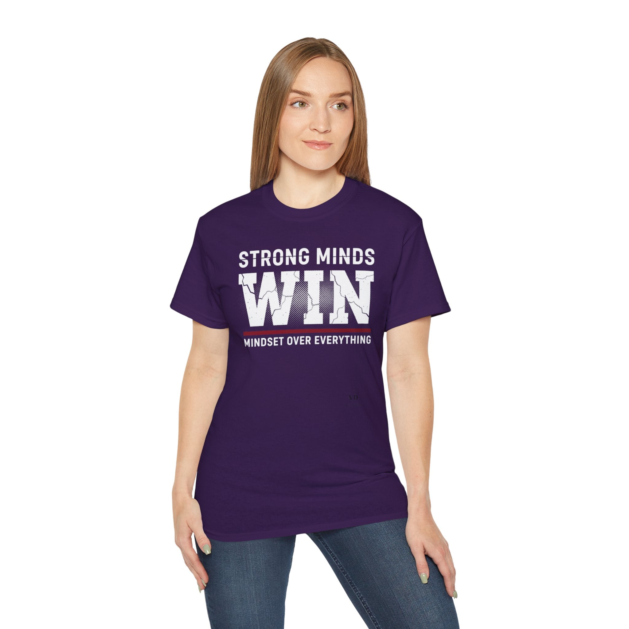 Strong Minds Win T-Shirt — "Mindset Over Everything" Motivational Tee