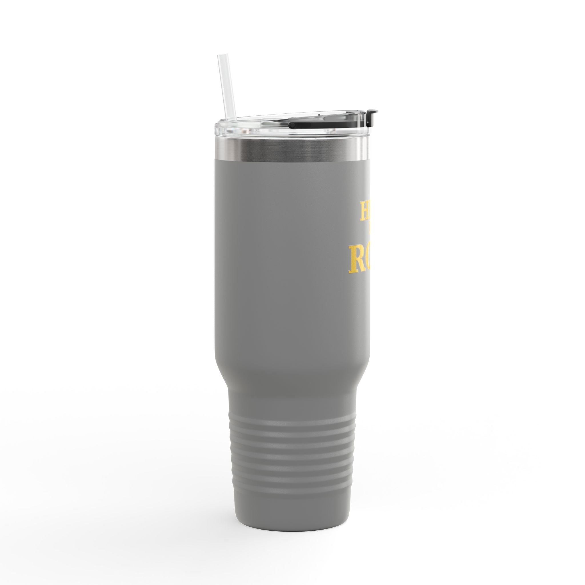 Hear Me Roar 40oz Insulated Travel Mug — Stainless Tumbler