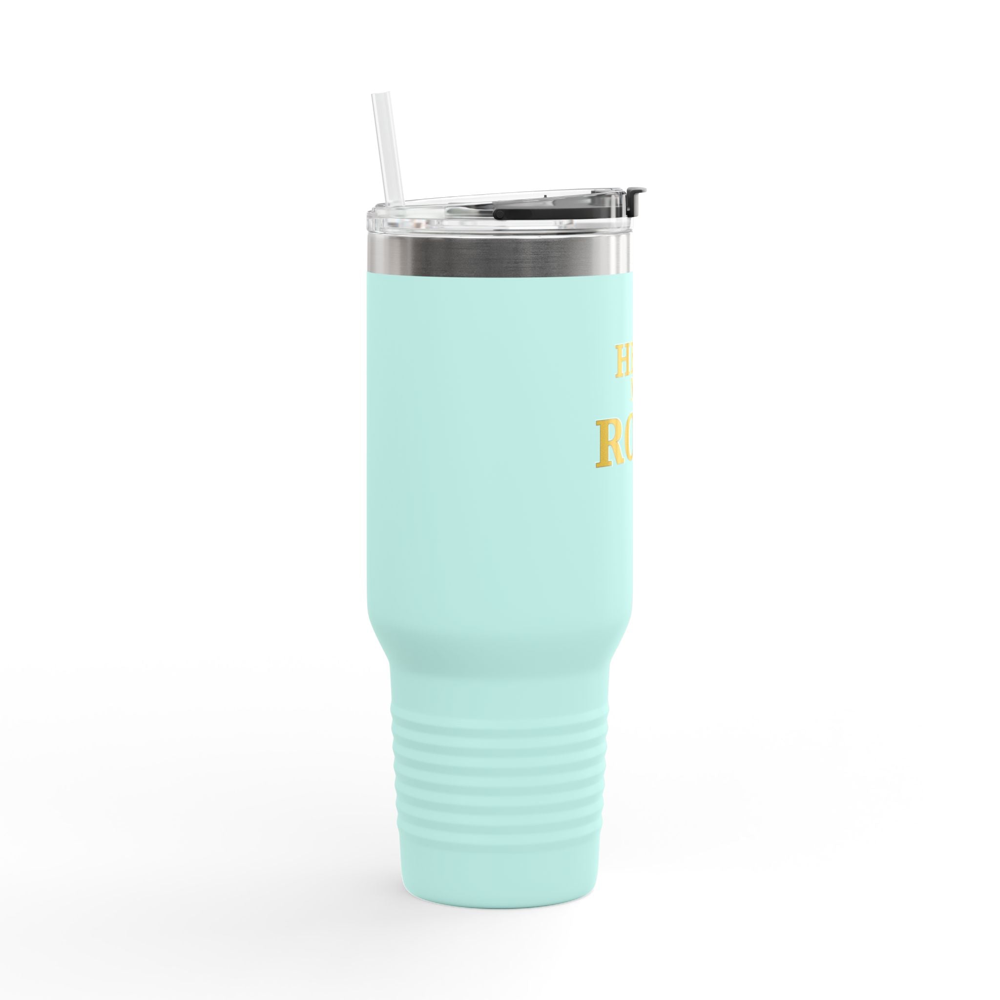 Hear Me Roar 40oz Insulated Travel Mug — Stainless Tumbler